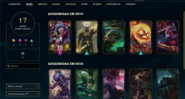 Conta afundada pra smurfar no ferro. 50 champs 17 skin.