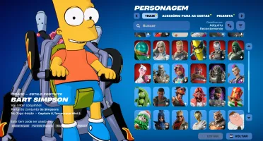 Conta Fortnite | 78 Skins | Bart Simpson | Entrega automátic