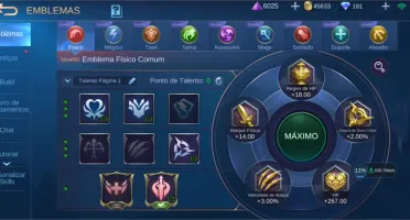 Conta Mobile Legends - TOP