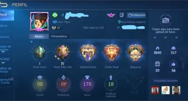 Conta Mobile Legends - TOP