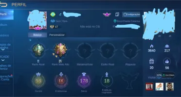 Conta Mobile Legends - TOP