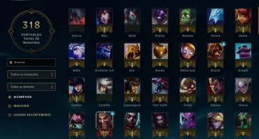 Vendo conta de lol parada