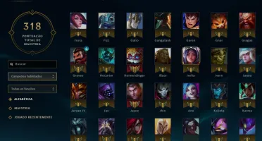 Vendo conta de lol parada