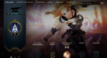 Vendo conta de lol parada