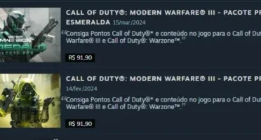 Conta Steam com 9 anos de serviço e muito mais.