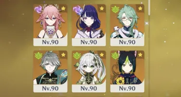 Genshin - Albedo C6, Arlecchino, Kazuha C2, Nahida etc.
