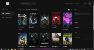 CONTA EPIC GAMES COM JOGOS