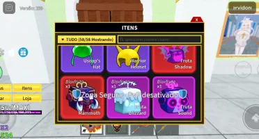 Conta de blox fruit muito boa