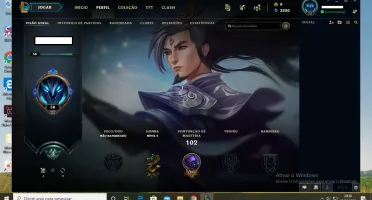 Conta SMURF, 4 SKINS, 33 CHAMPZ.