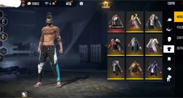 Conta free fire com angelical