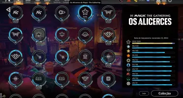 Conta MTG Arena com 80 raros 33 míticos, 173k em gold, gemas