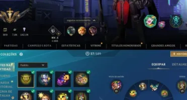 Conta Wild Rift nível 80