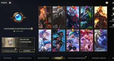 Conta Wild Rift nível 80