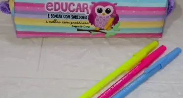 Kit 12 Estojos Personalizados para Professores