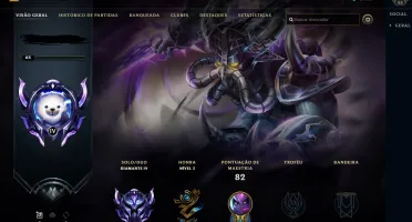 Conta Diamante 4 132V 72D League of Legends!
