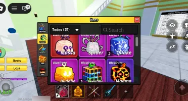 Conta muito boa de blox fruits