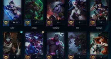 Conta LOL, Gold na última season, 105 Champions, 89 skins