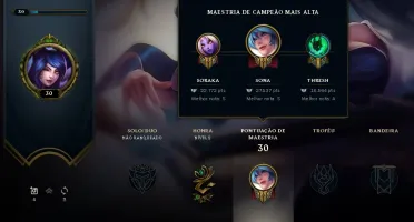 CONTA LVL 30 UNRANKED