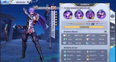 Conta Saint Seiya Awakening server 140