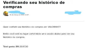 Conta de Valorant com 3600 reais em skins LEIA A DESC