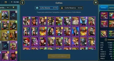 Conta Raid Shadow Legends Lvl58 com vários lendários