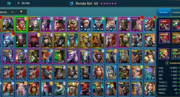 Conta Raid Shadow Legends Lvl58 com vários lendários