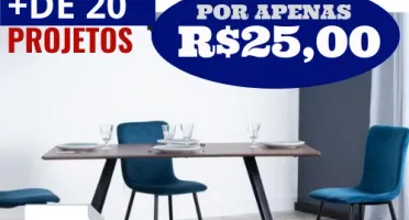 Móveis Industriais - Apostila Pdf Digital Para 24 Projetos