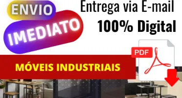 Móveis Industriais - Apostila Pdf Digital Para 24 Projetos