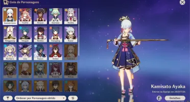 Genshin Impact conta Ayaka
