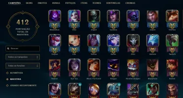 CONTA DIAMOND 3,  110 SKINS,  TODOS CHAMPS