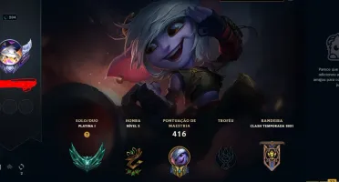 CONTA LOL ,PLATINA 1, 230 SKINS