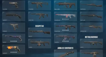 Conta Valorant com várias skins