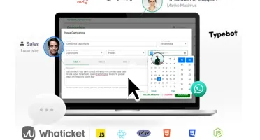 Whaticket - Multi Atendimento SAAS - OPENIA -N8N- TYPEBOT
