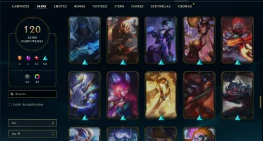 Esmeralda 3 com 130 Champs e 120 Skins ( MAIN ADC )