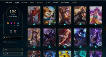 Esmeralda 3 com 130 Champs e 120 Skins ( MAIN ADC )