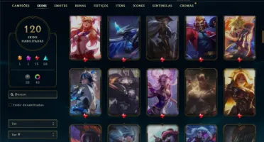 Esmeralda 3 com 130 Champs e 120 Skins ( MAIN ADC )