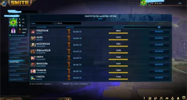 Conta Smite / Com borda de GM Duel e GM Conquest