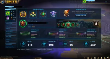 Conta Smite / Com borda de GM Duel e GM Conquest