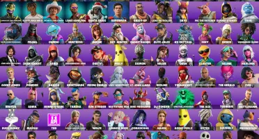 Fortnite conta com skins Raras