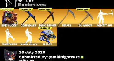 Fortnite conta com skins Raras