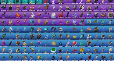 Fortnite conta com skins Raras