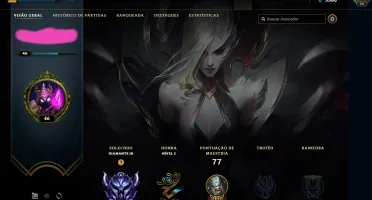 CONTA DIAMANTE 3 LOL