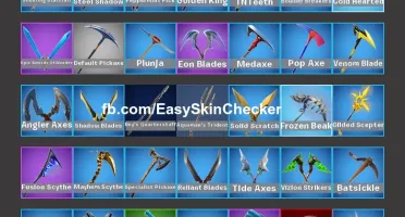 Fortnite conta skin raras