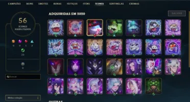 Conta lol platina 4, wr alto