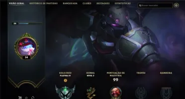 Conta lol platina 4, wr alto