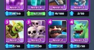 Conta clash arena 12,nível 12