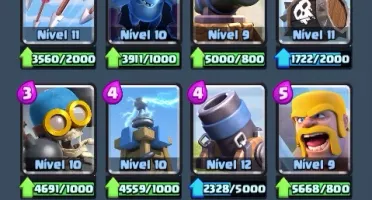 Conta clash arena 12,nível 12