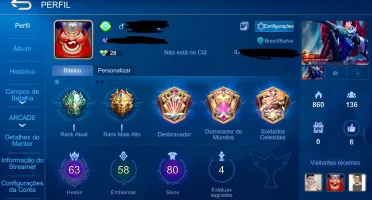Conta Mobile Legends