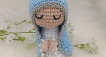 Mini Santinhas da Artesanato Flor de Lis