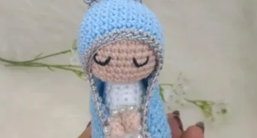Mini Santinhas da Artesanato Flor de Lis